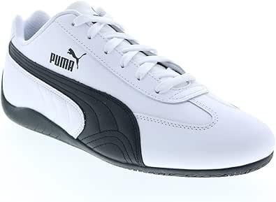 PUMA Mens Speedcat Shield Lace Up Sneakers Casual Shoes Casual - White