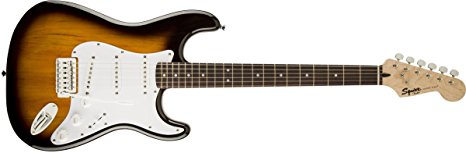 Squier by Fender Bullet Strat Beginner Electric Guitar - Brown Sunburst - Rosewood Fingerboard