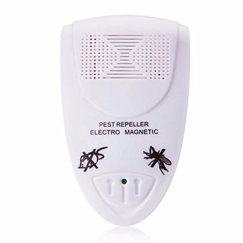 Pest Control Ultrasonic Repellent Indoor Electronic Plug-In Pest Repeller for Rodents and Insects, Reject Mice, Cockroach, Spiders, Rats, Ants, Flies, Fleas, Bugs, Roaches RD1 1 Pack