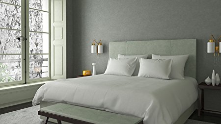 New York Homes King White Sheet Set 800 Thread Count, 100% Egyptian cotton, Italian Finish 19 inches Deep Pocket Solid