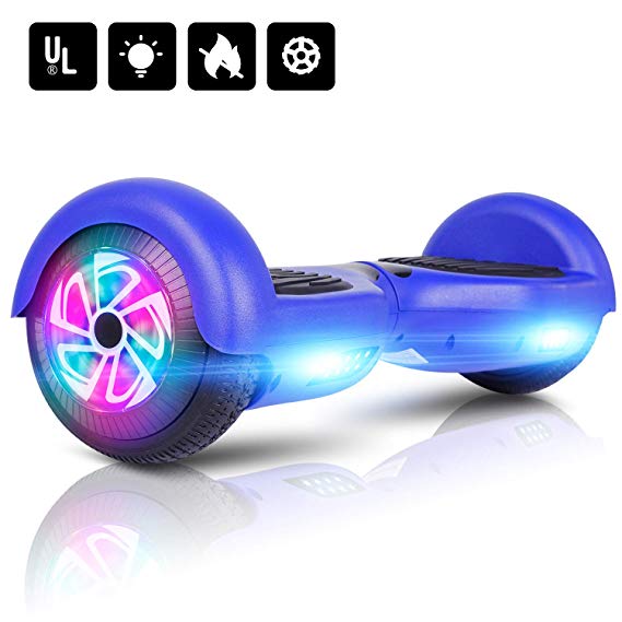 LIEAGLE Hoverboard, 6.5" Self Balancing Scooter Hover Board with UL2272 Certified Wheels LED Lights for Kids Adults