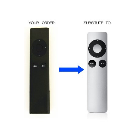 AMAZSHOP247 infrared Apple Tv Remote replacement - Apple TV 2 3 Mac, iPod or iPhone (MC377LL/A)