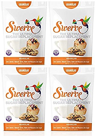 Swerve Granular Sweetener: The Ultimate Sugar Replacement (12oz Pack of 4)