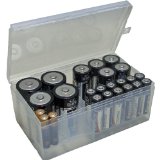 Battery Organizer Clear 275H x 65W x 375D