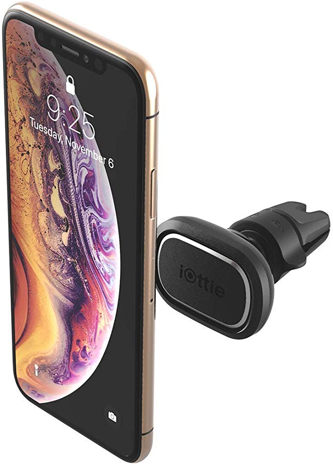 iOttie iTap 2 Magnetic Air Vent Car Mount Holder || Cradle for IPhone Xs Max R 8 Plus 7 Samsung Galaxy S10 E S9 S8 Plus Edge Note 9 & Other Smartphones