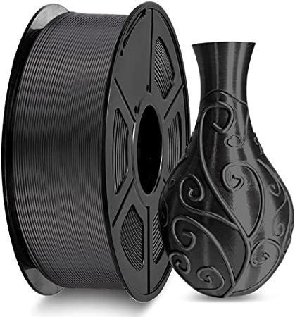 PLA  Filament 1.75mm,1kg Spool,JAYO 3D Printer Filament Black PLA Plus 3D Printer Filament, PLA 1kg Spool(2.2lbs), Accuracy  /- 0.02 mm