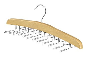 Whitmor 6026-737 Natural Wood Collection Tie Hanger