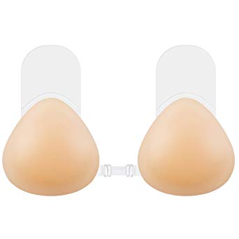 Niidor Breast Lift Petals Silicone Nipplecovers Push up Adhesive Reusable Pasties for Women