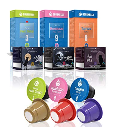 Gourmesso Latin American Selection - 60 Coffee Capsules for Nespresso Original Line Machines | Fairtrade coffee pods