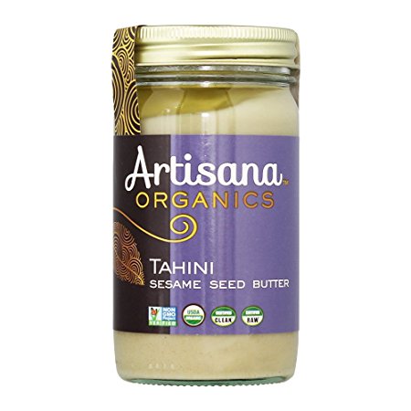 Artisana Organics - Tahini Sesame Seed Butter, USDA Organic Certified and Non-GMO Handmade Rich and Thick Spread (14 oz)