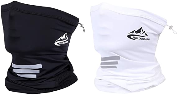 Breathable Face Scarf UV Protection Face Cover Adjustable Neck Gaiter Bandana
