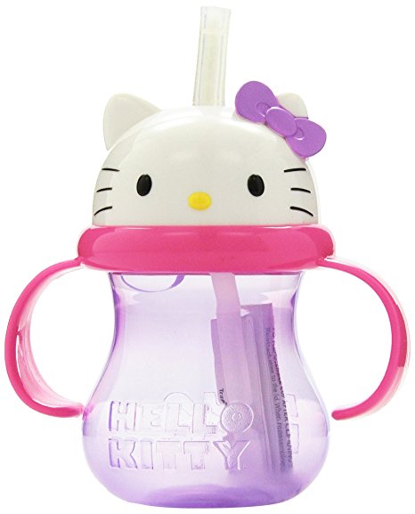 Munchkin 2 Count Character Cup, Hello Kitty, 8 Ounce