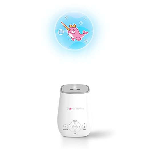Sleep Soother, White Noise Sound Machine and Night Light from Project Nursery 4-in-1 Sound Soother with Projector, Nightlight and Timer