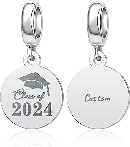 CharmSStory Magic Book Student Graduation Cap Charm Beads For Bracelets