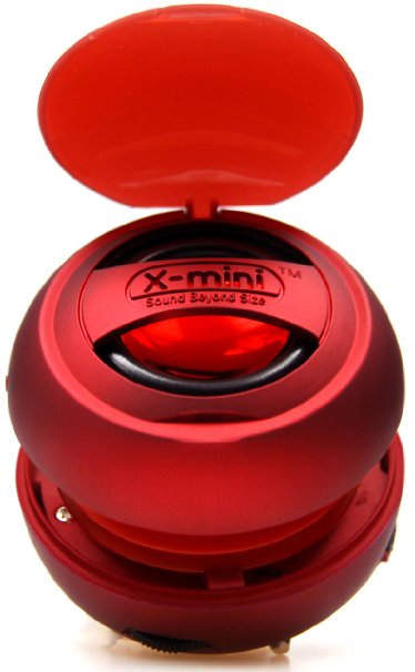 X-Mini XAM8-R Portable Capsule Speaker v1.1, Mono, Red