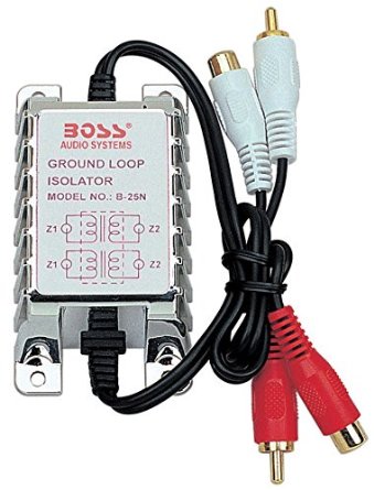 BOSS Audio B25N Ground Loop Isolator Noise Filter