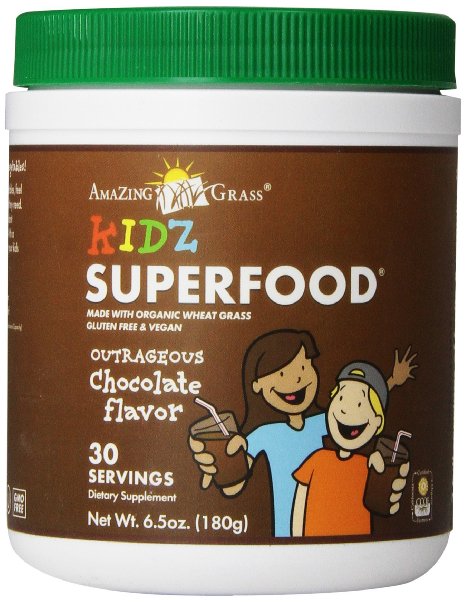 Amazing Grass Kidz Superfood Powder Chocolate 65-Ounce Container