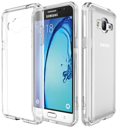 Samsung Galaxy On5 case, Samsung Galaxy On5 G550 Crystal Clear Cushion Ultra Slim Scratch Resistant TPU Case cover - [xenoza® Shock Absorption]