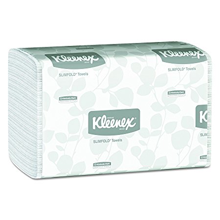 Kleenex 04442 Slimfold Paper Towels, 7 1/2 x 11 3/5, White, 90 per Pack (Case of 24 Packs)