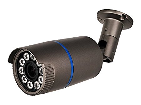 HDView 2.4MP 4-in-1 (TVI/AHD/CVI/960H) Long Range Matrix EXIR IR HD 1080P Outdoor SONY Sensor Turbo Platinum Bullet Camera 2.8-12mm Lens
