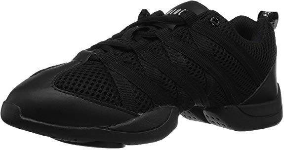 Bloch Dance Women's Criss Cross Split Sole Mesh Dance Sneaker