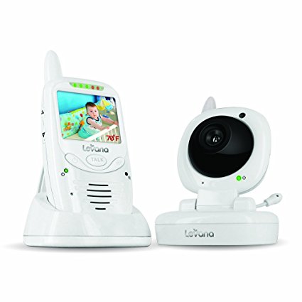 Levana Jena Digital Baby Video Monitor with 8 Hour Rechargeable Battery and Talk to Baby Intercom - 32111