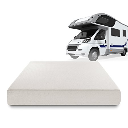 Sleep Master Deluxe Memory Foam 8 Inch RV / Camper / Trailer / Truck Mattress, Short Queen