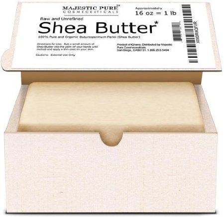 Majestic Pure Organic Shea Butter, 1 Pound