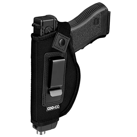 UP UPKJ IWB Gun Holster for Concealed Carry | Inside or Outside The Waistband Holster | Gun Concealed Carry IWB Holster | Fits S&W M&P Shield/Glock 26 27 29 30 33 42 43/Springfield XD XDS/Ruger LC9