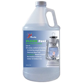 Firefly Eucalyptus CLEAN Lamp Oil - 1 Gallon - Smokeless & Virtually Odorless - Clean Burning