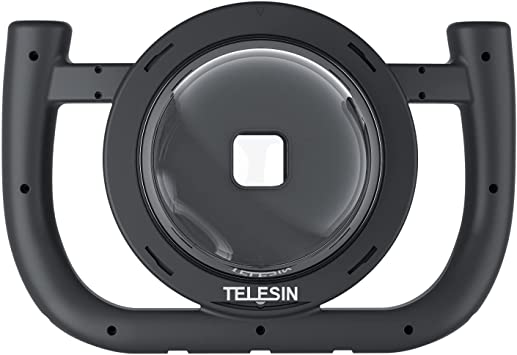 TELESIN Dome Port with Diving Stabilizer Kit for GoPro Hero 10 Hero 9 Black, Underwater Waterproof Housing Dive Case Diving Rig Tray Anti-Fog Insert for Go Pro 10 9 Accessories