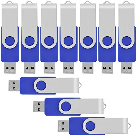 VICFUN 32GB USB Flash Drives 32GB Flash Drive USB Memory Stick 1 Piece USB2.0-Blue