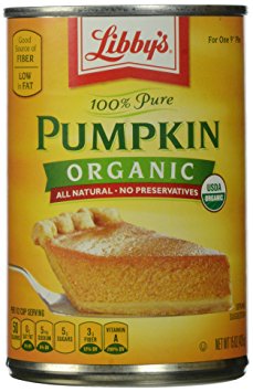 Libby's 100% Pure Organic Pumpkin, 15 oz