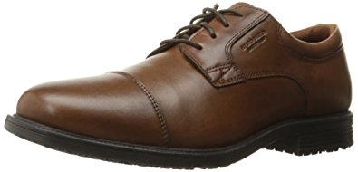 Rockport Men's Essential Details Waterproof Cap-Toe Oxford