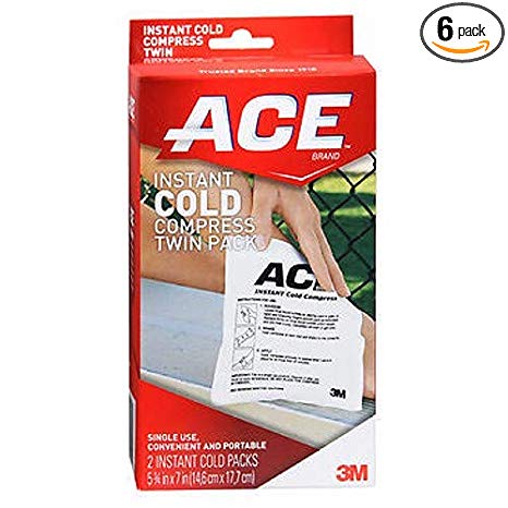 ACE Cold Compresses Instant 2 Each (Pack of 6)