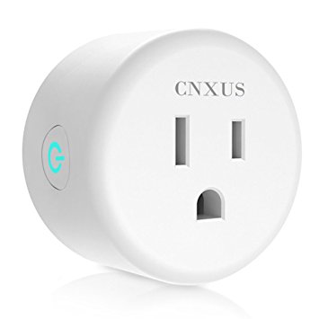 Mini Wi-Fi Smart Plug, Works with Amazon Alexa & Google Home Remote Control by Smart Phone