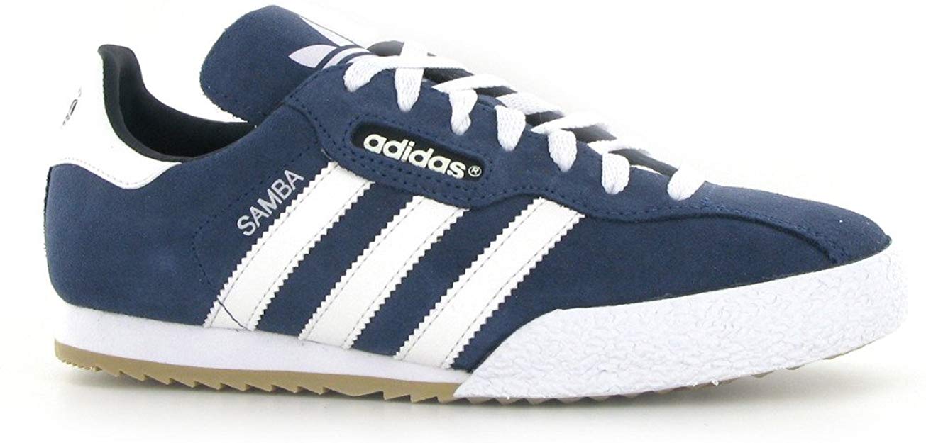 Adidas Samba Super Suede Navy White Mens Trainers Size 11 UK