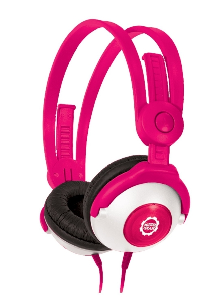 Kidz Gear Wired Headphones For Kids - Pink