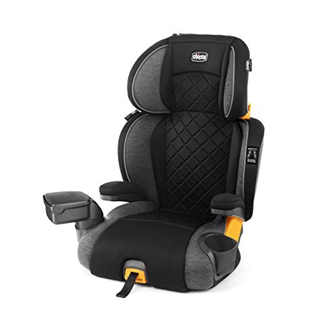 Chicco KidFit Zip Plus 2-in-1 Belt Positioning Booster Car Seat - Taurus, Black/Grey