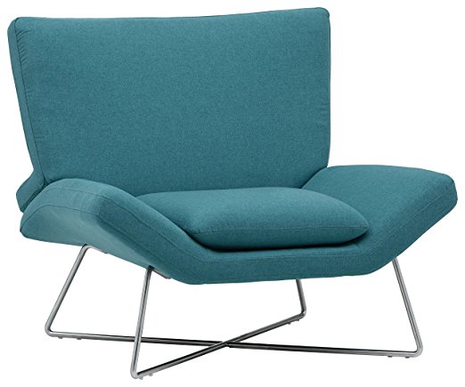 Rivet Farr Lotus Accent Chair, Aqua