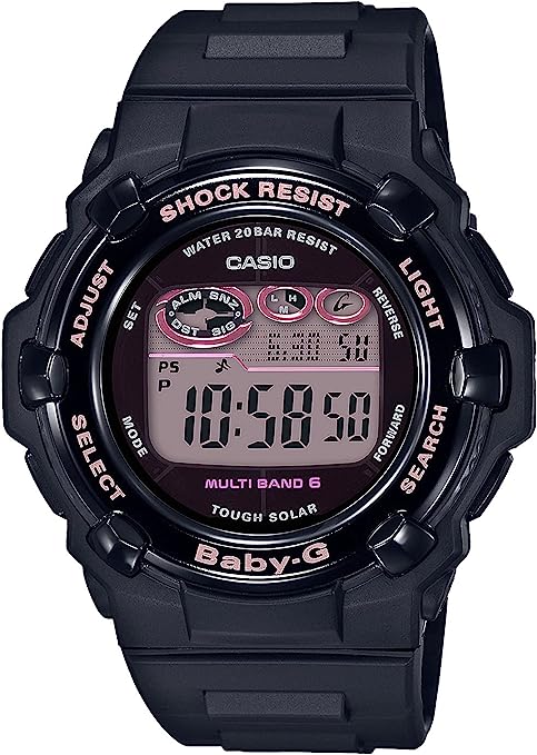 [Casio] Watch Baby-G Radio Solar 2021 Model BGR-3000UCB-1JF Ladies Black
