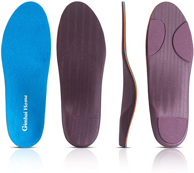 Orthotics Arch Support Shoes Insoles/Inserts for Pronation,Supination,Flat Feet,Plantar Fasciitis,Heel Pain,Foot Pain,Bunion for Men and Women