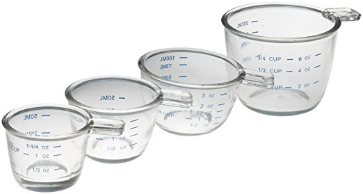 Miles Kimball Glass Measuring Cup Set