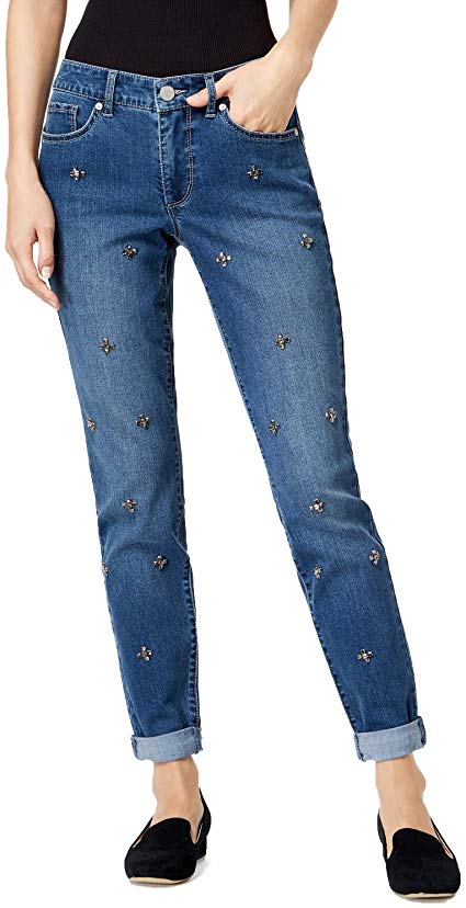Maison Jules Stud-Embellished Jeans