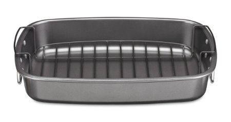 Cuisinart CSR-1712R Ovenware Classic Collection 17 by 12-Inch Roaster with Removable Rack