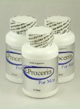 Procerin Tablets - Male Hair Growth Supplement -3 Month Supply 3 bottles - 90 tablets each