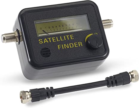 SSL sat-finder / satellite finder with level display | pointer display/measuring device with signal sound | HD-capable measuring device for optimal positioning/adjustment of satellite antennas