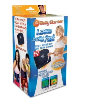 Belly Burner Weight Loss Belt, Black, One-Size Fits All