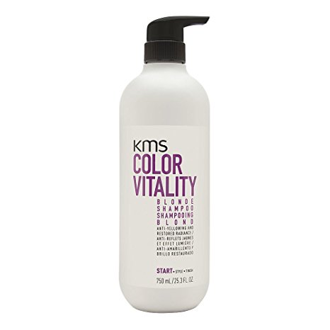 KMS Color Vitality Blonde Shampoo With Pump, 25.3 Ounce
