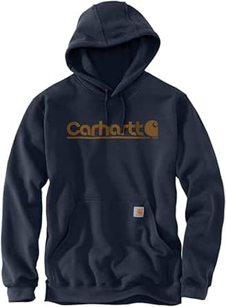 Carhartt Men's Rain Defenderloose Fit Midweight Logo Graphic Sweatshirt